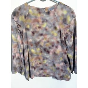 COS abstract print blouse 6